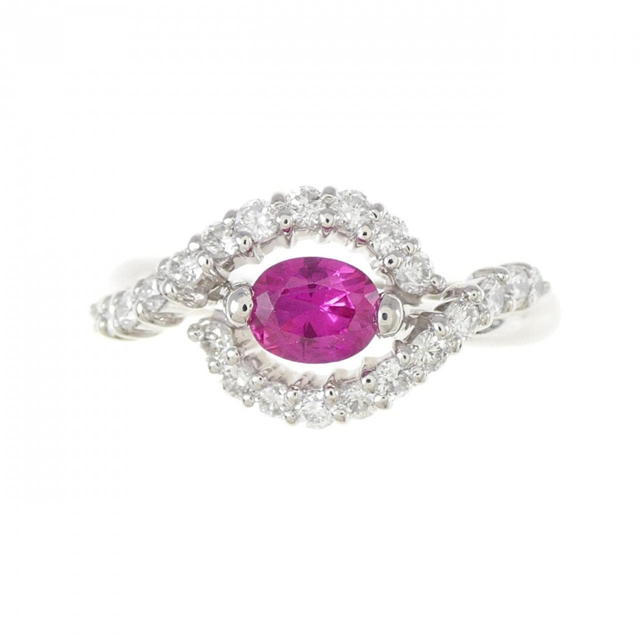PT ルビー リング 0.40CT