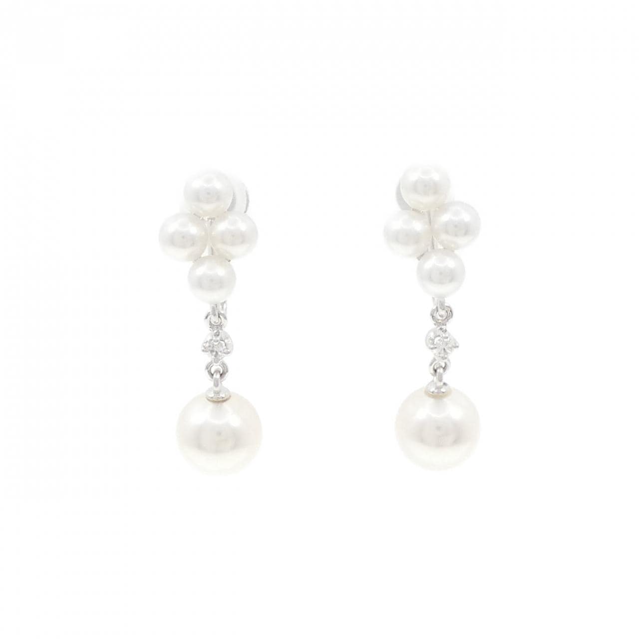 MIKIMOTO Akoya珍珠耳夹