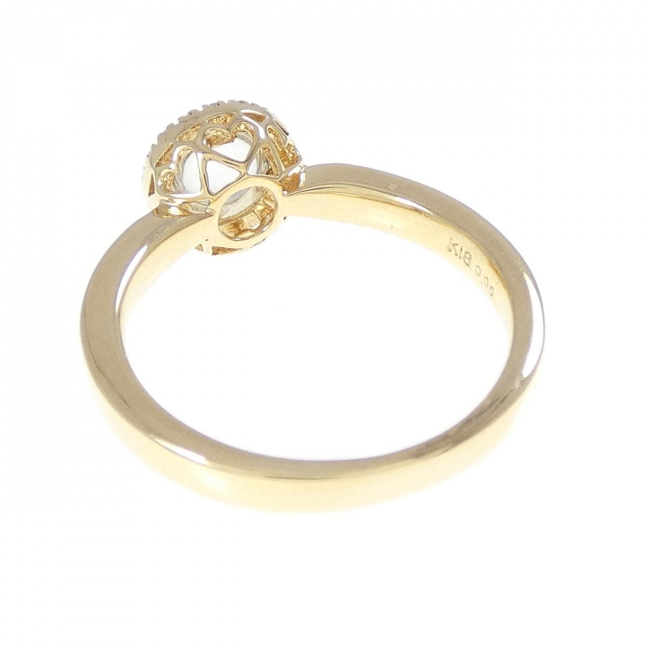 K18YG クオーツ リング