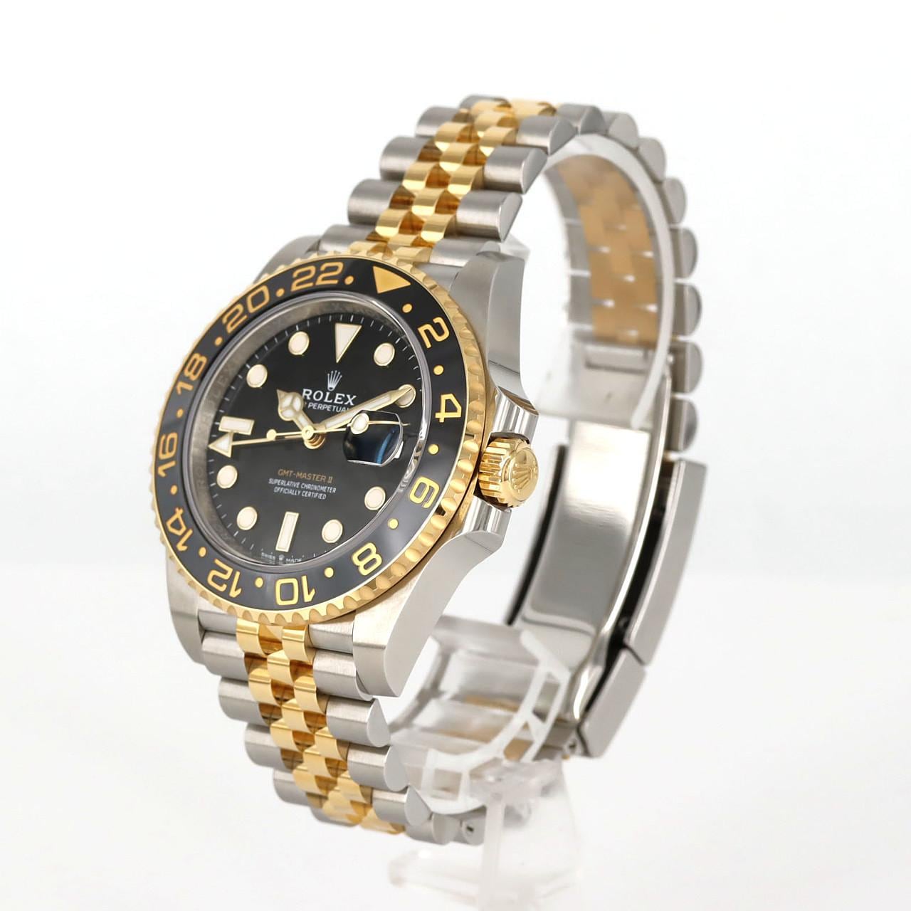 ロレックス GMTマスターⅡ 126713GRNR SSxYG 自動巻 ランダム番