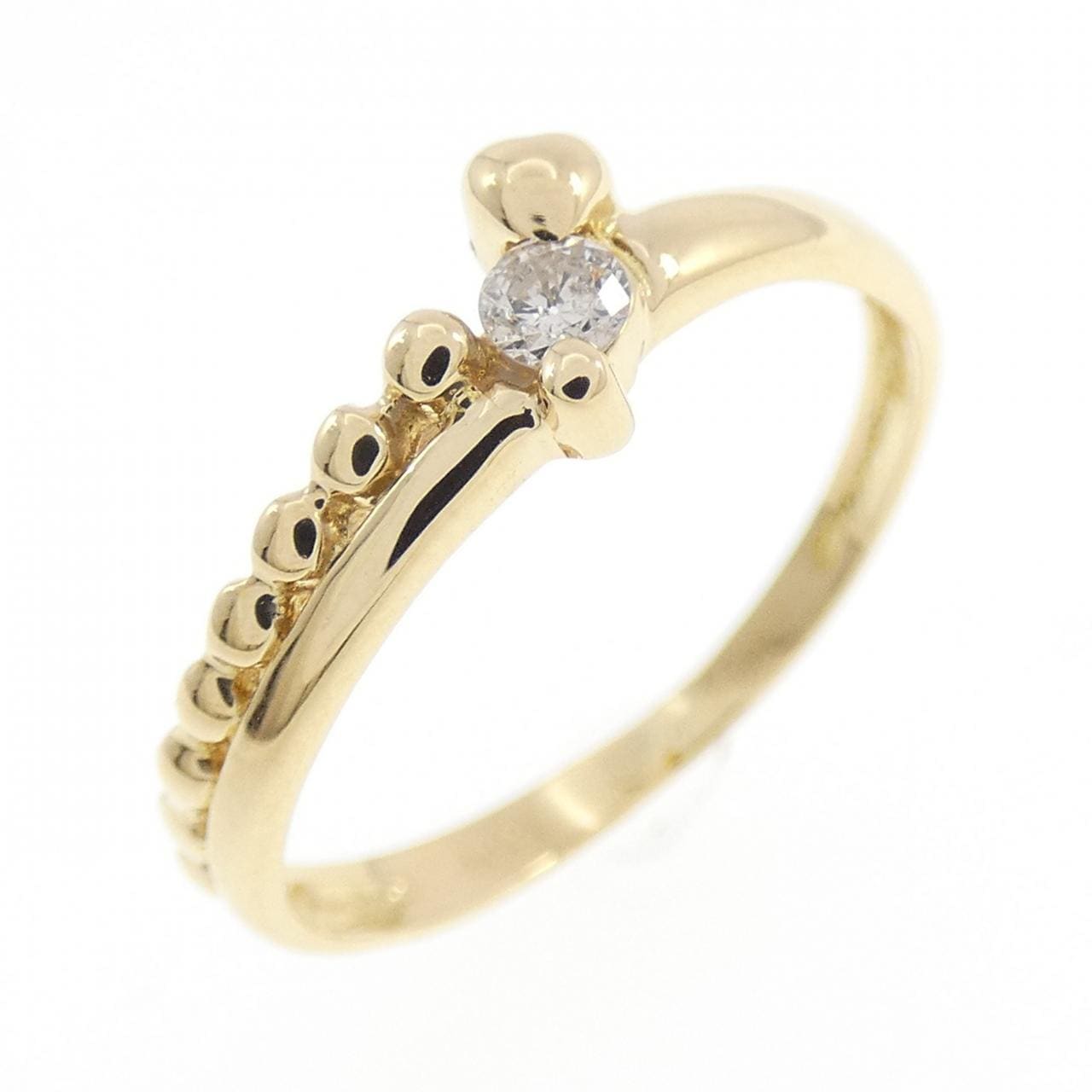 K18YG ダイヤモンド リング 0.05CT