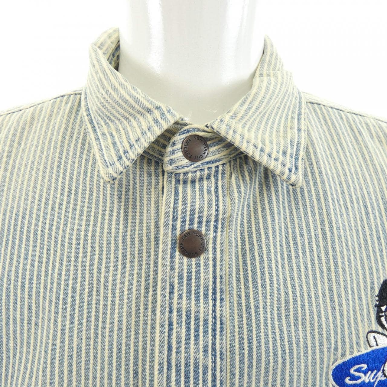 シュプリーム SUPREME Quilted Lined Denim Snap シャツ