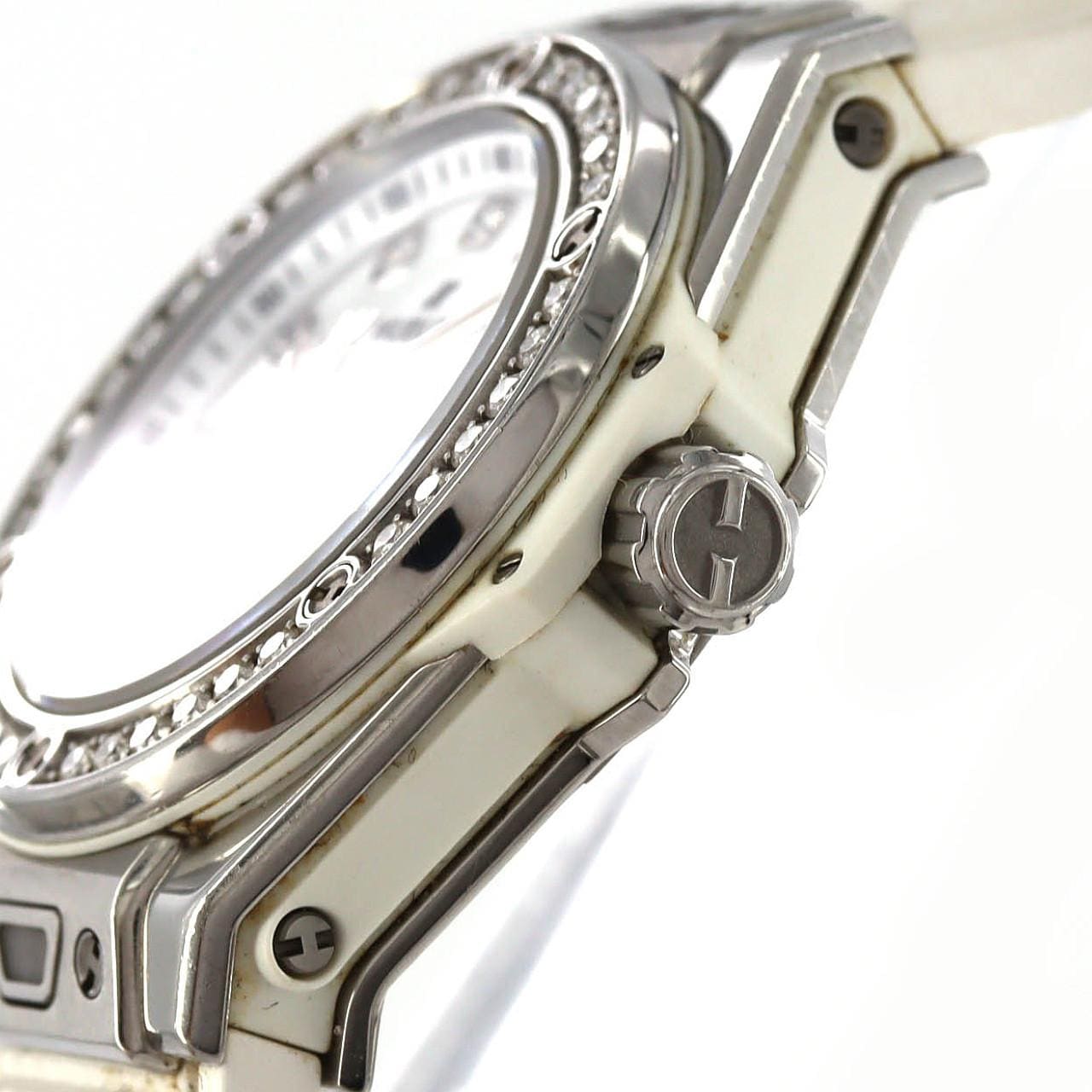 【ノーメンテナンス還元価格】ウブロ ビッグバンワンクリックスチールホワイトダイヤモンド 485.SE.2210.RW.1204 SS 自動巻