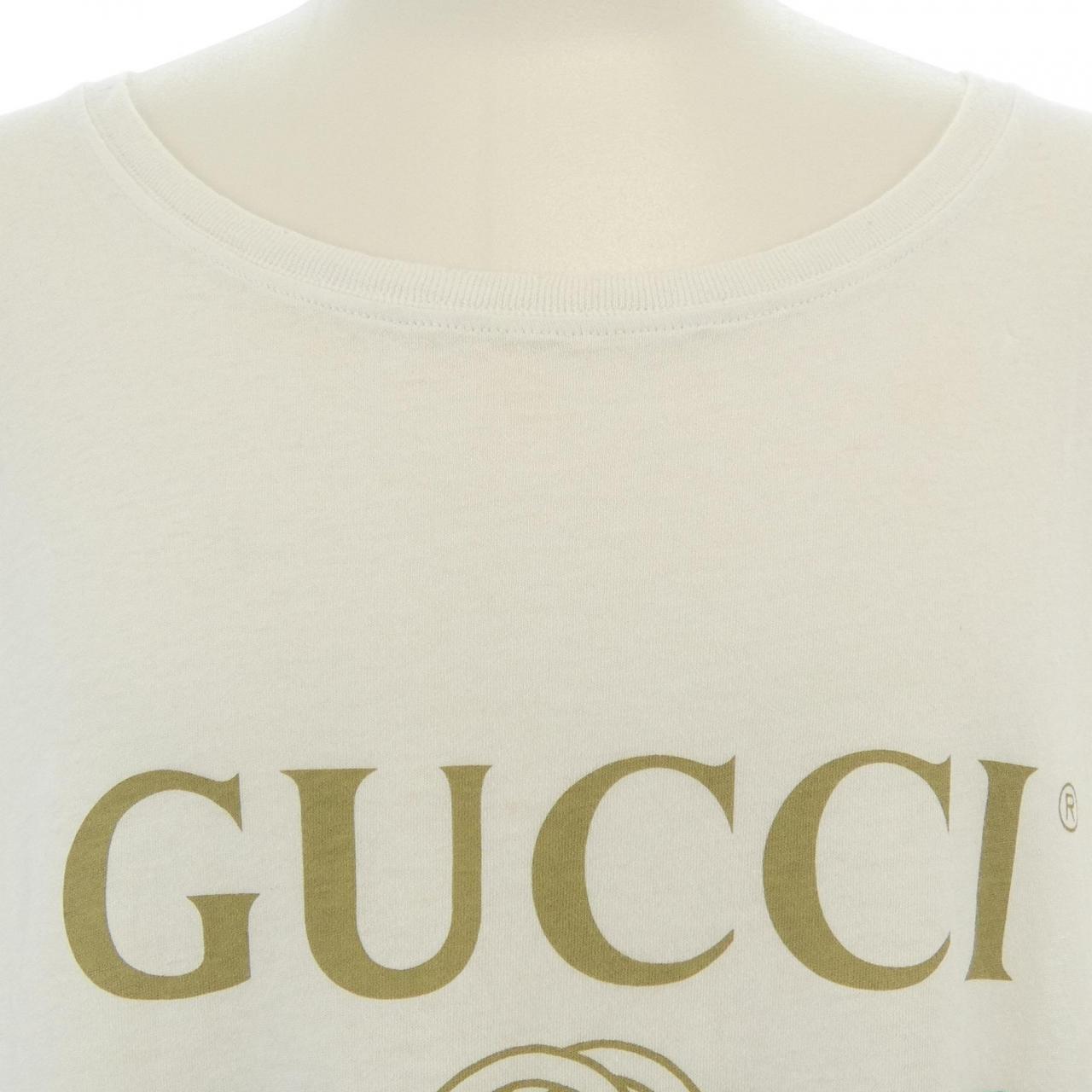 グッチ GUCCI GUCCIロゴウォッシュドオーバーサイズTシャツ 440103-X3F05 Tシャツ