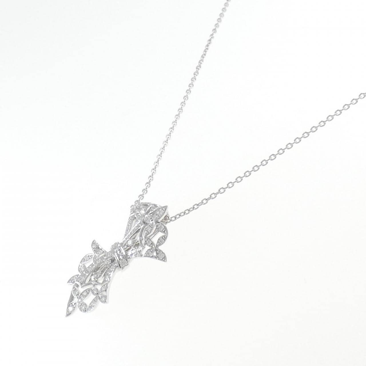 MIKIMOTO Diamond Necklace 0.40CT