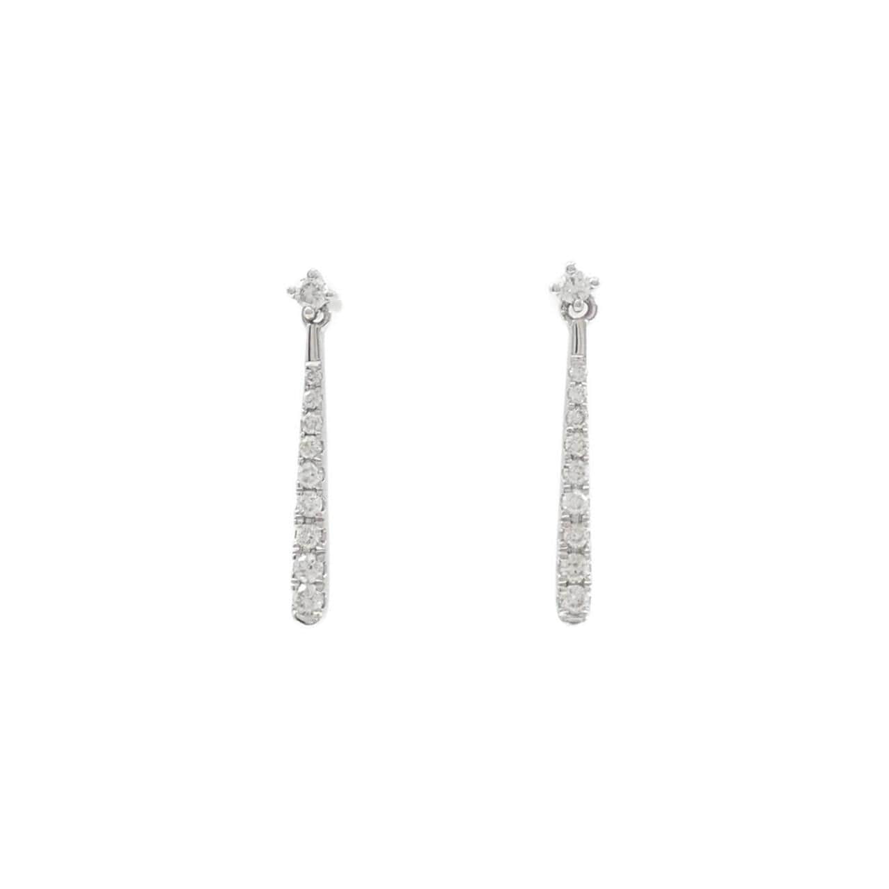 PT950/PT900 ダイヤモンド ピアス 0.30CT