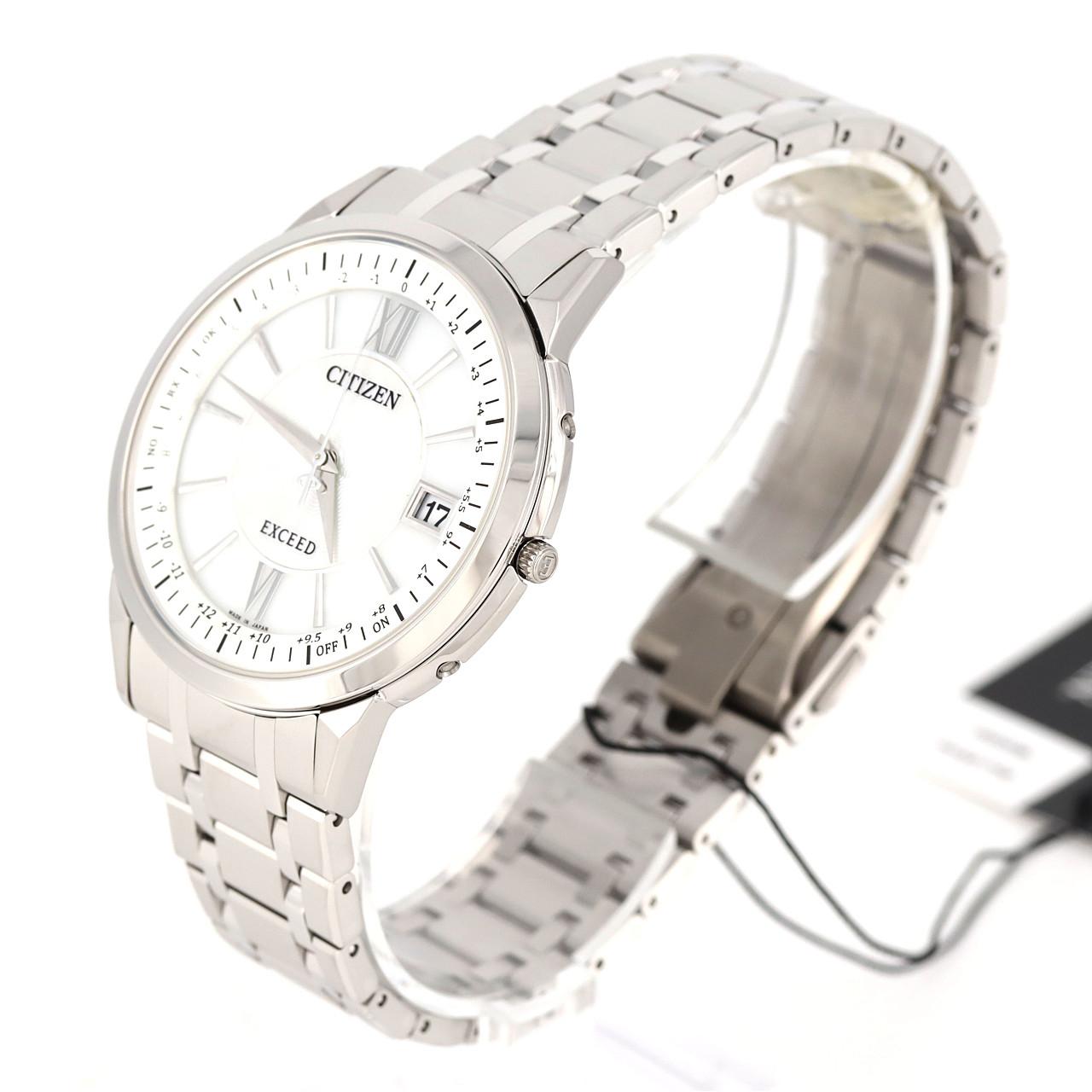 [新品] CITIZEN Exceed 電波表 H147-A1B4B03/CB1140-61D TI 太陽能石英