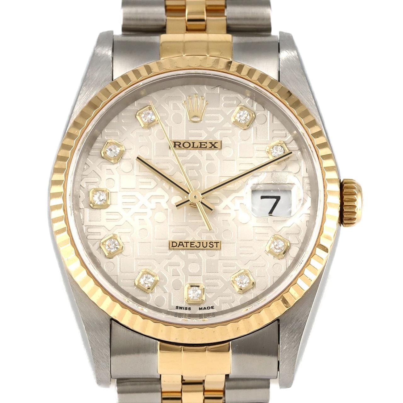 ROLEX Datejust 16233G SSxYG Automatic P number