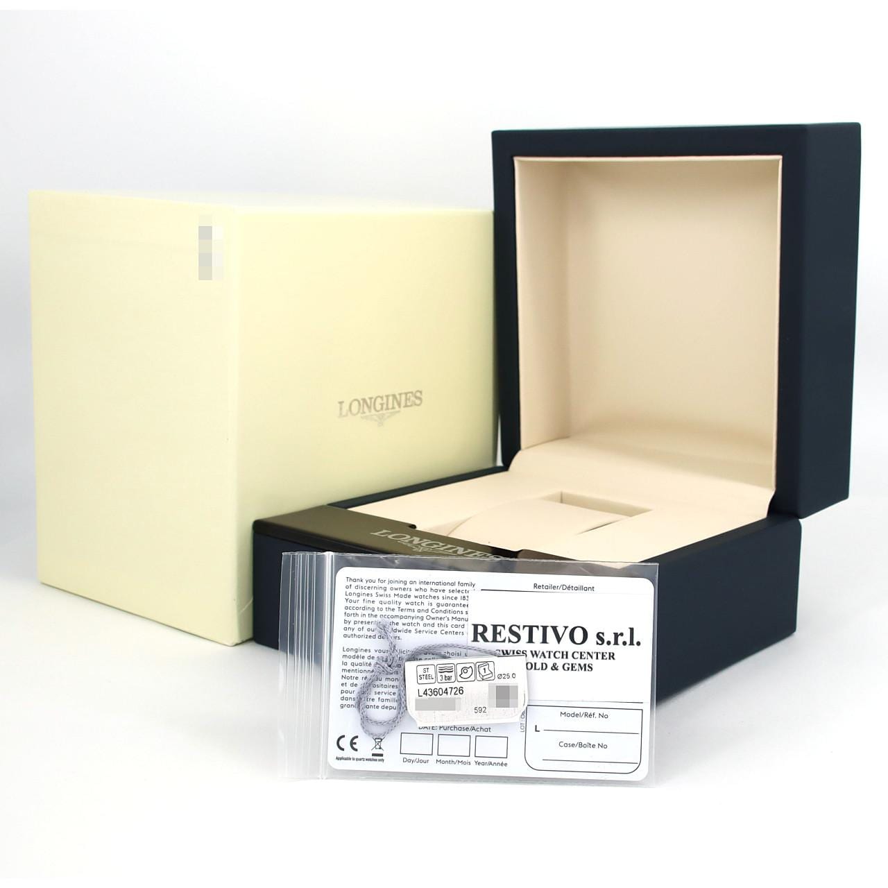 [BRAND NEW] LONGINES Reel L4.360.4.72.6 SS Automatic