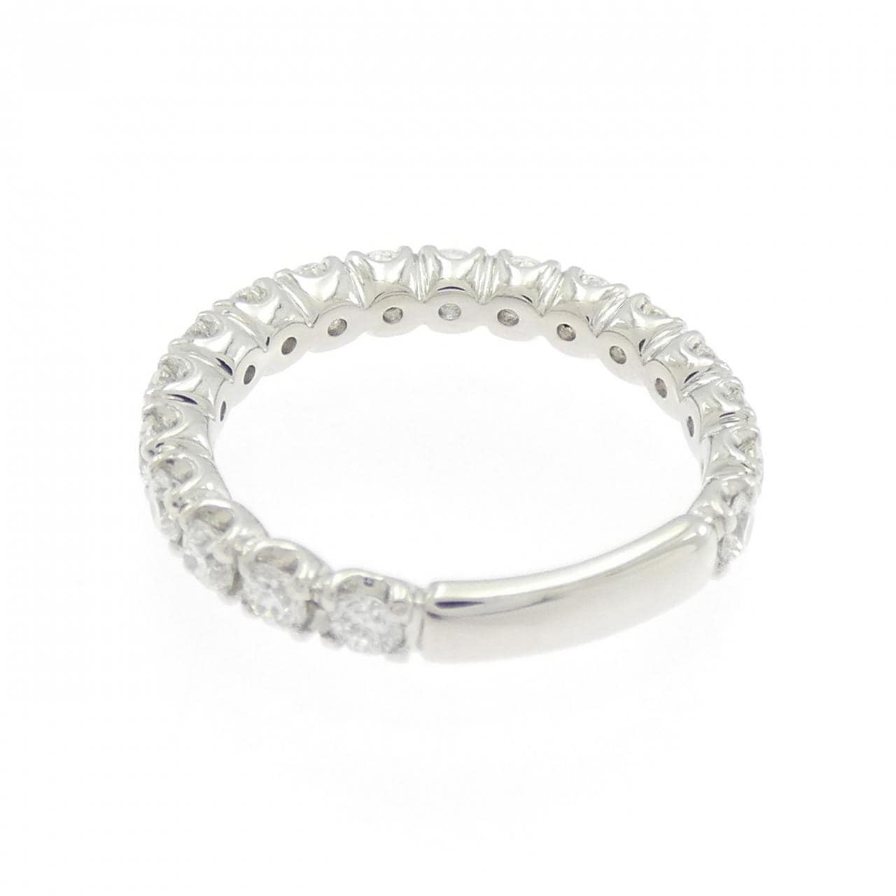PT900 ハーフエタニティ ダイヤモンド リング 1.00CT