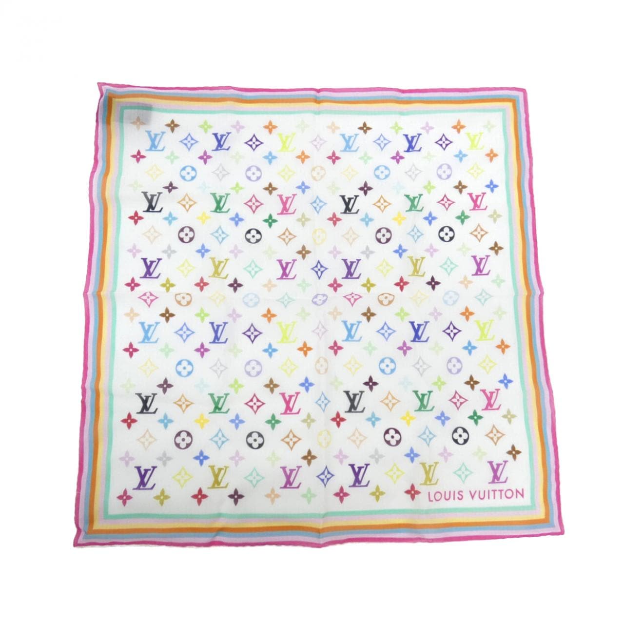 ルイヴィトン マルチカラー(LV X TM) カレ モノグラム マルチカラー 55cm M96205 スカーフ