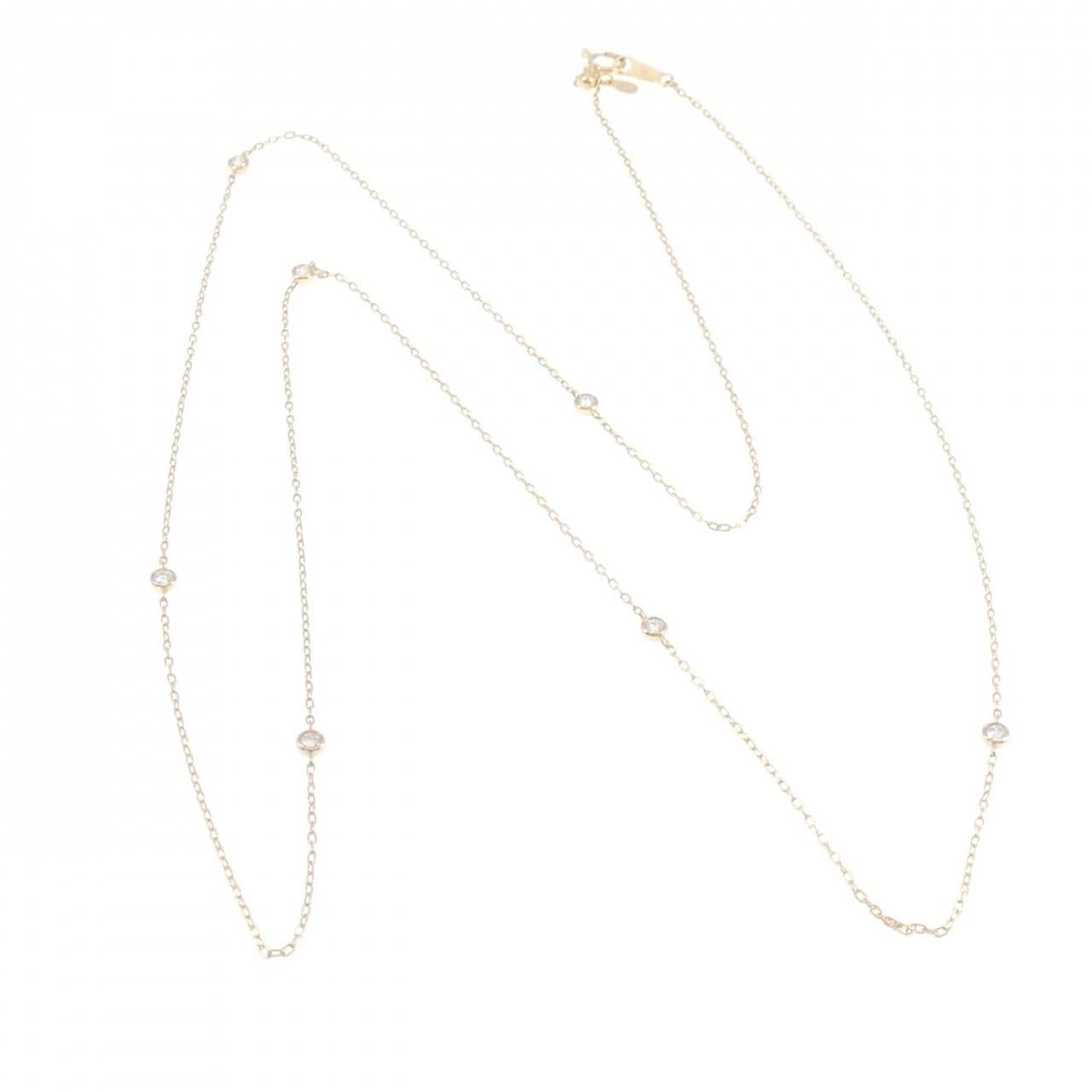 ギンザ タナカ ダイヤモンド ネックレス 0.35CT