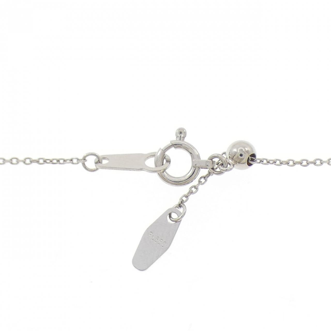 PT900/PT850 ハート ダイヤモンド ネックレス 0.40CT