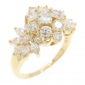 K18YG ダイヤモンド リング 1.411CT