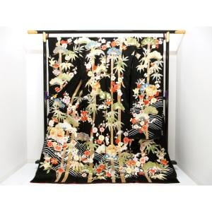 【未使用品】仮縫　振袖　刺繍加工
