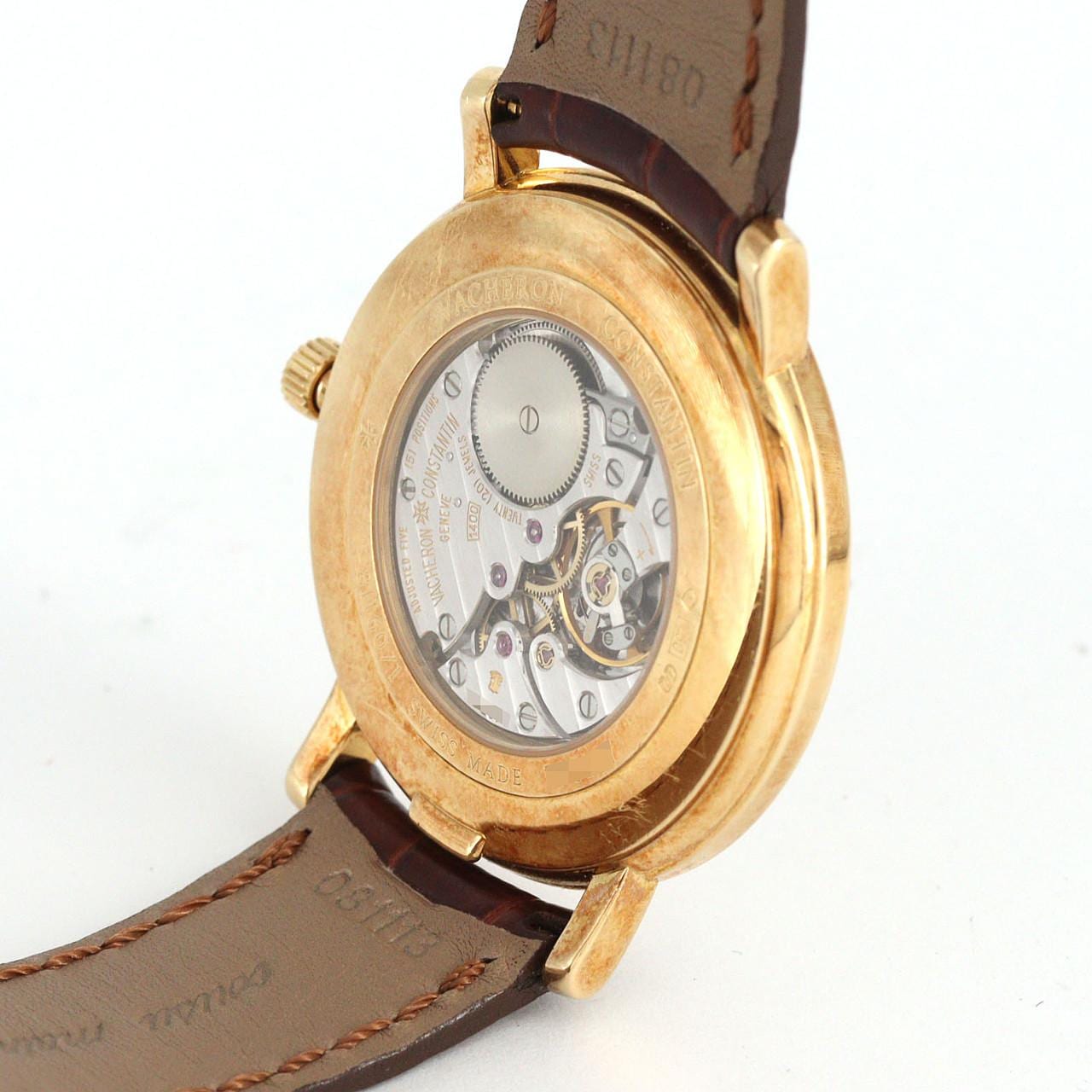 【ノーメンテナンス還元価格】ヴァシュロン･コンスタンタン パトリモニーセミフラット YG 81160/000J-9063 YG 手巻