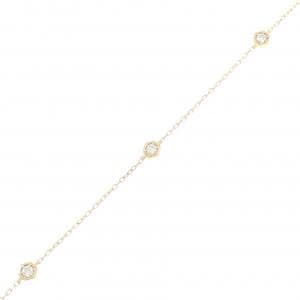 K18YG ダイヤモンド ブレスレット 0.10CT
