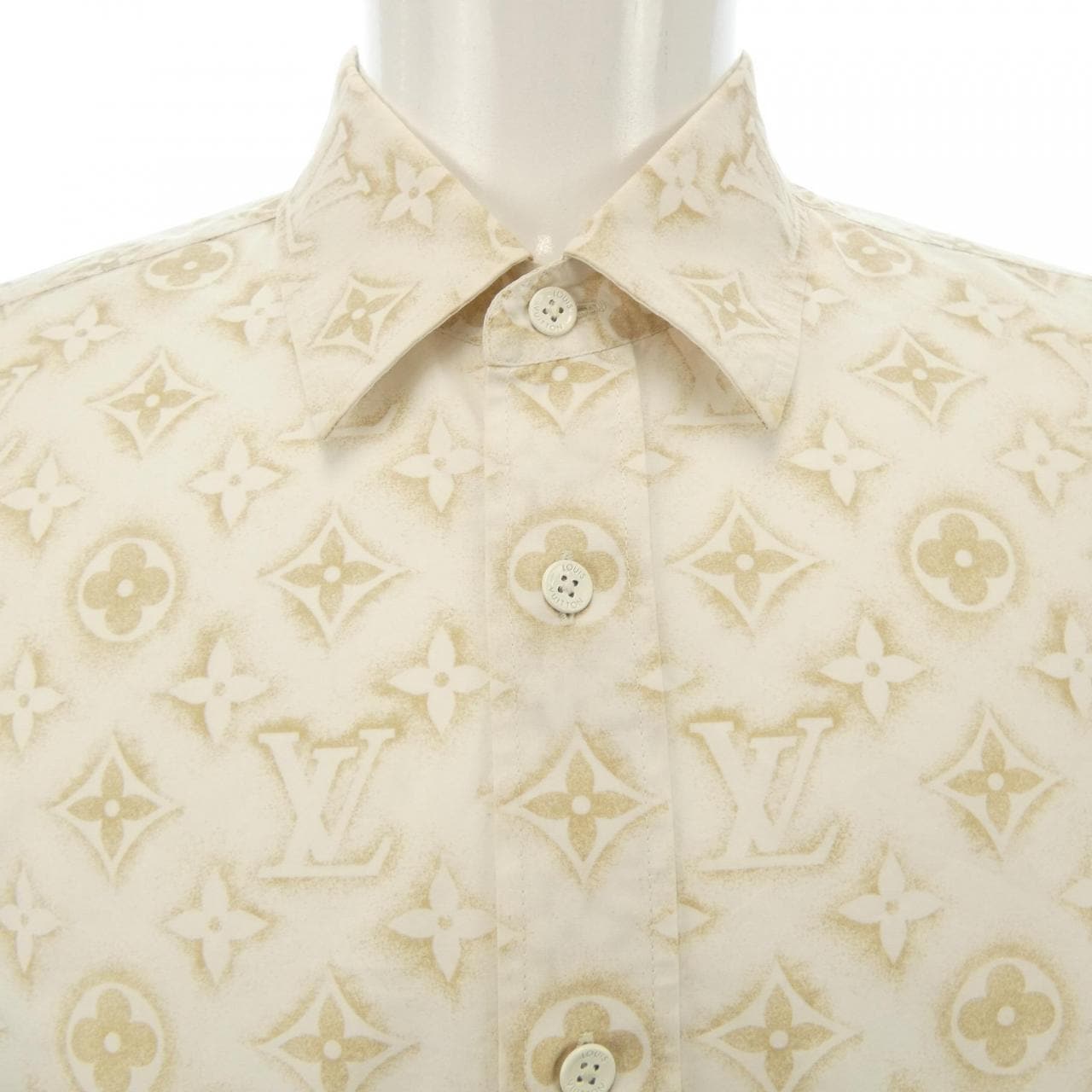 ルイヴィトン LOUIS VUITTON モノグラムロングスリーブコットンシャツ HPS33WZR6 シャツ