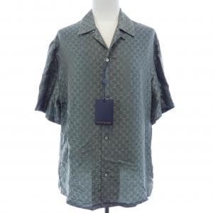 ルイヴィトン LOUIS VUITTON ショートスリーブジャガードシルクプレンドシャツ HRS30WKSY S／Sシャツ