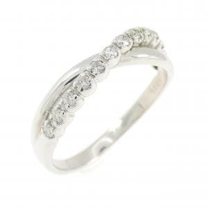 K18WG ダイヤモンド リング 0.15CT
