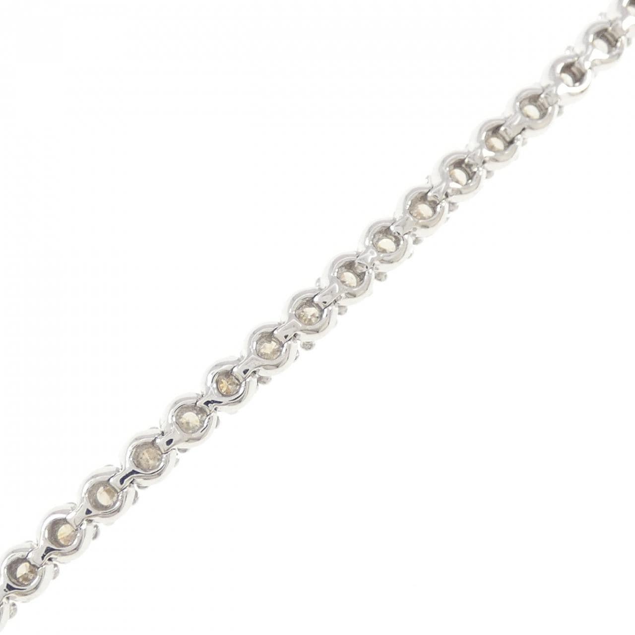 K18WG ダイヤモンド ブレスレット 3.32CT