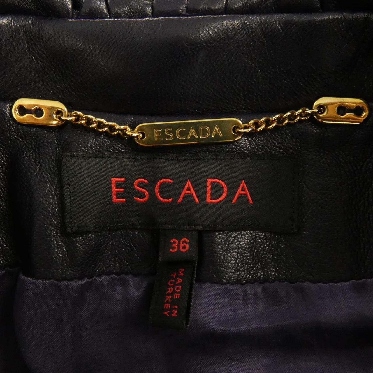 エスカーダ ESCADA レザージャケット