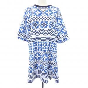 ルイヴィトン LOUIS VUITTON モノグラムタイルプリントTシャツドレス FPJD08EEV カットワンピース
