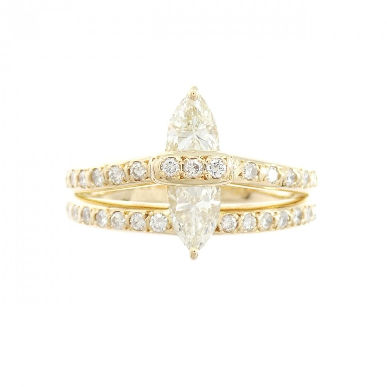 K18YG ダイヤモンド リング 0.702CT