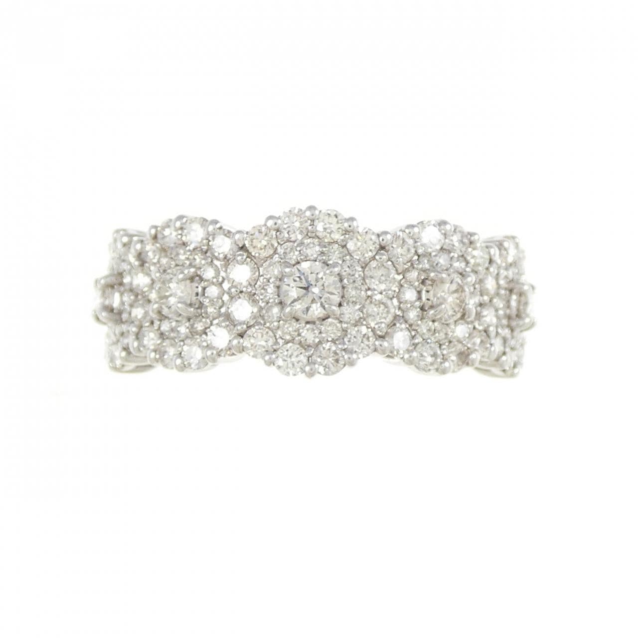 K18WG ダイヤモンド リング 1.00CT