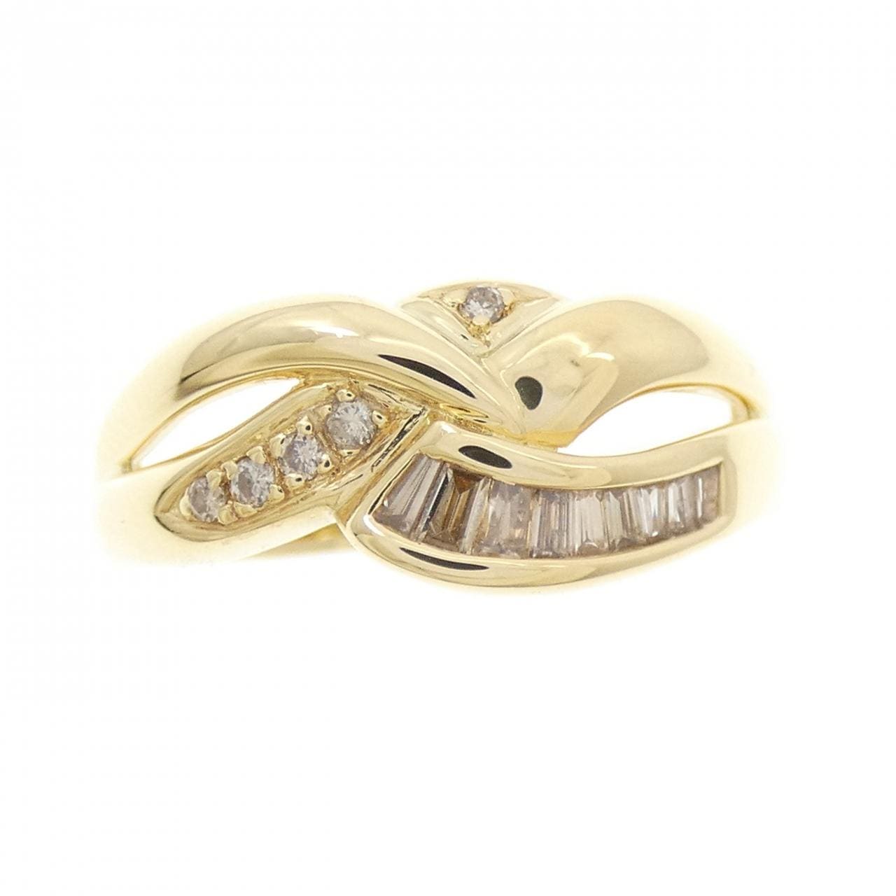 K18YG ダイヤモンド リング 0.26CT