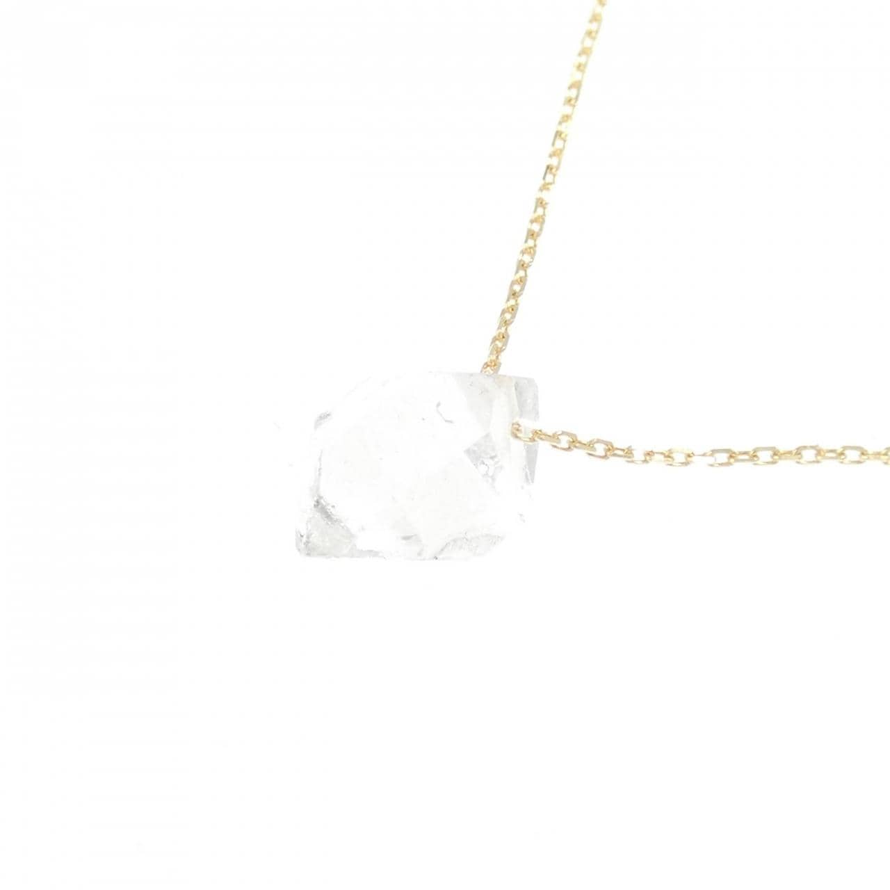 K18YG クオーツ ネックレス