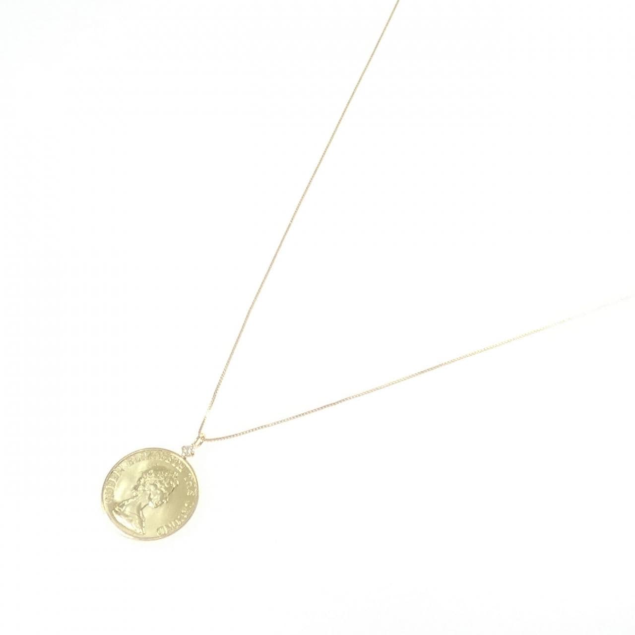 K18YG ダイヤモンド ネックレス 0.016CT