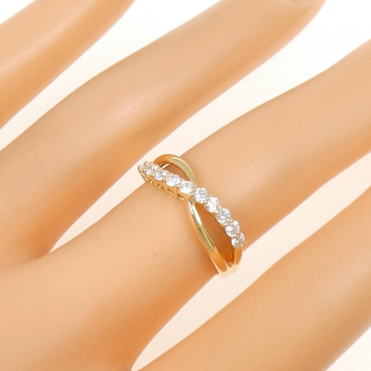K18YG ダイヤモンド リング 0.30CT