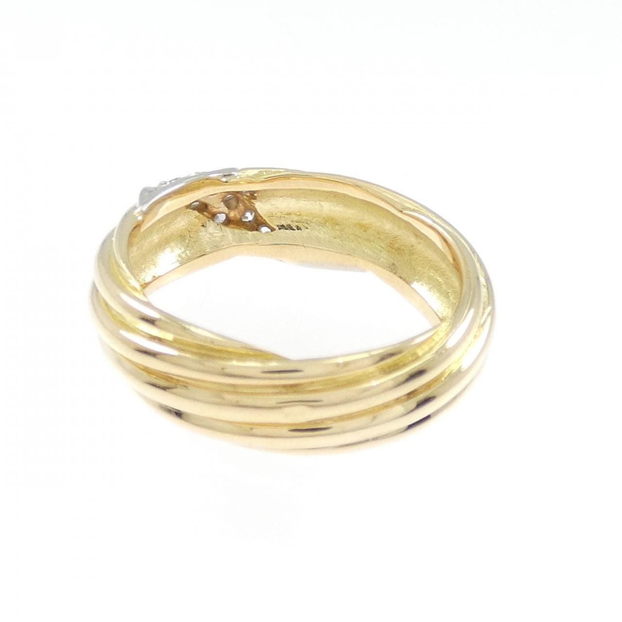 18KTYG/18KTWG ダイヤモンド リング