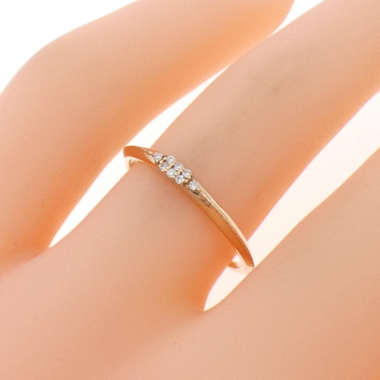 アガット ダイヤモンド リング 0.02CT