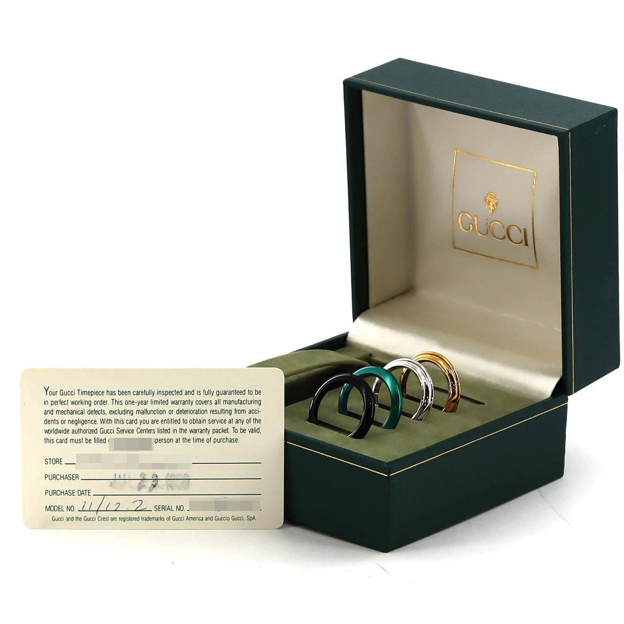 [No Maintenance Rebate Price] Gucci Change Ring GP M Size 11/12.2 GP Quartz