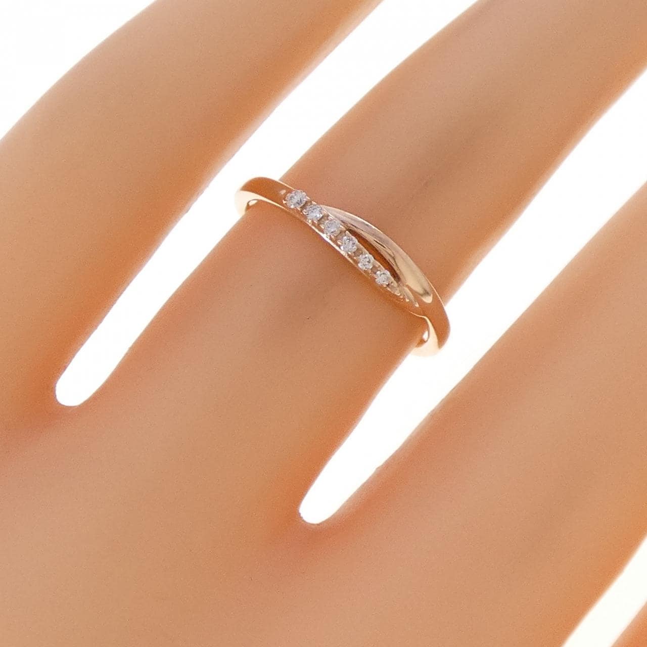 K10PG ダイヤモンド リング 0.03CT