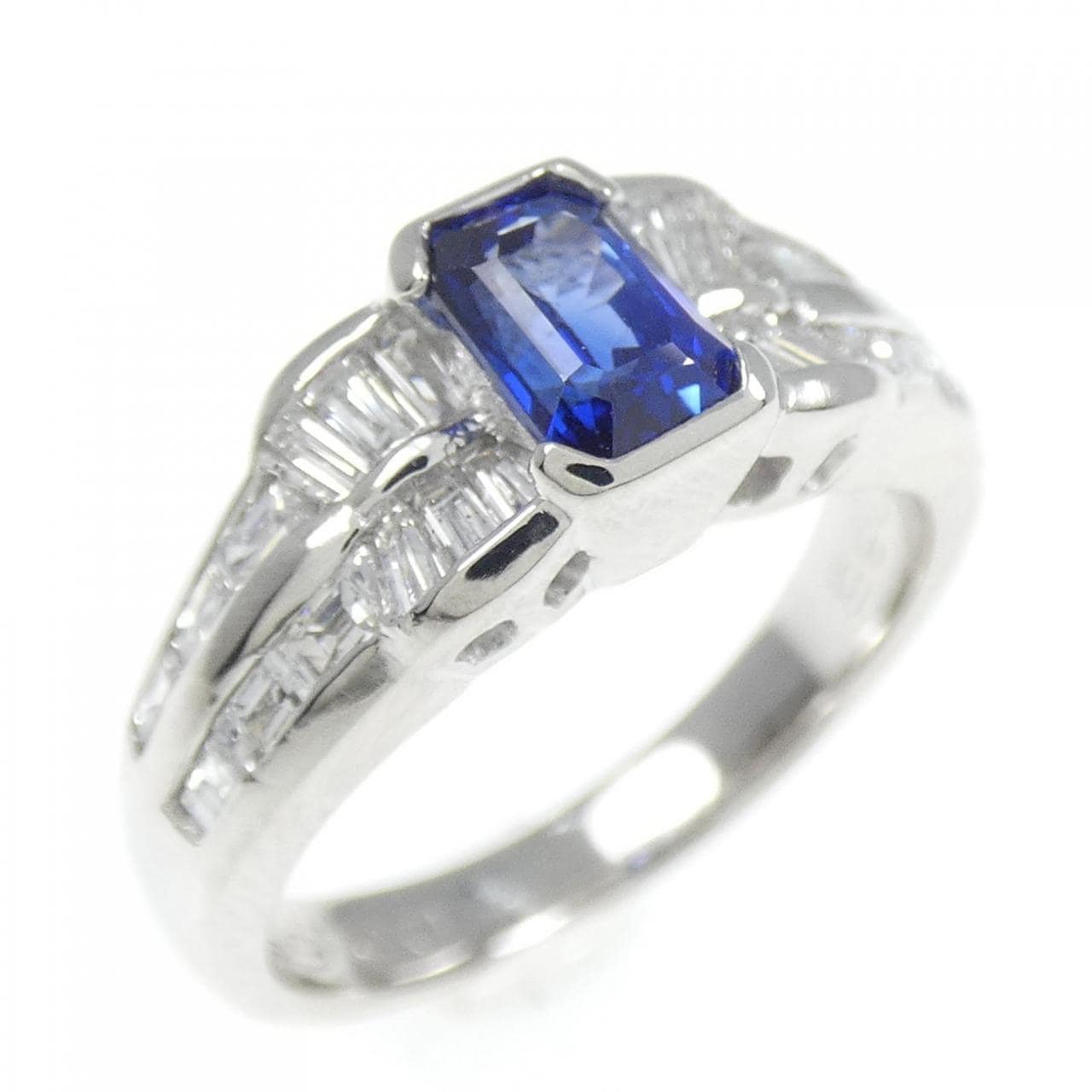 PT サファイヤ リング 0.85CT
