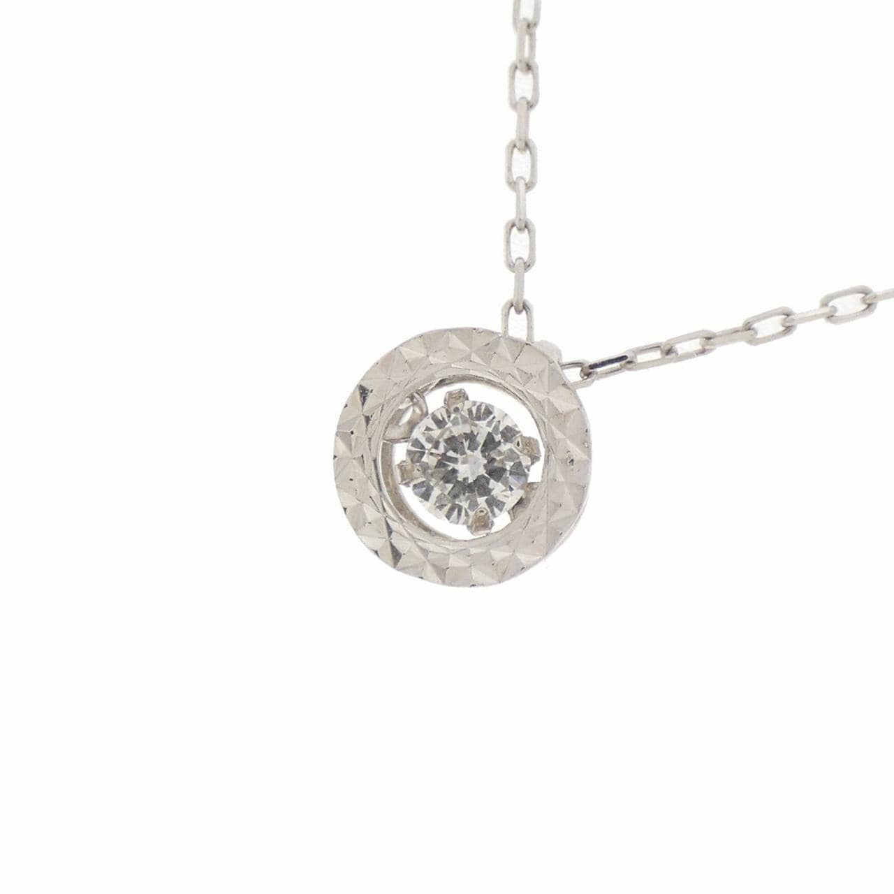 PT ダイヤモンド ネックレス 0.10CT