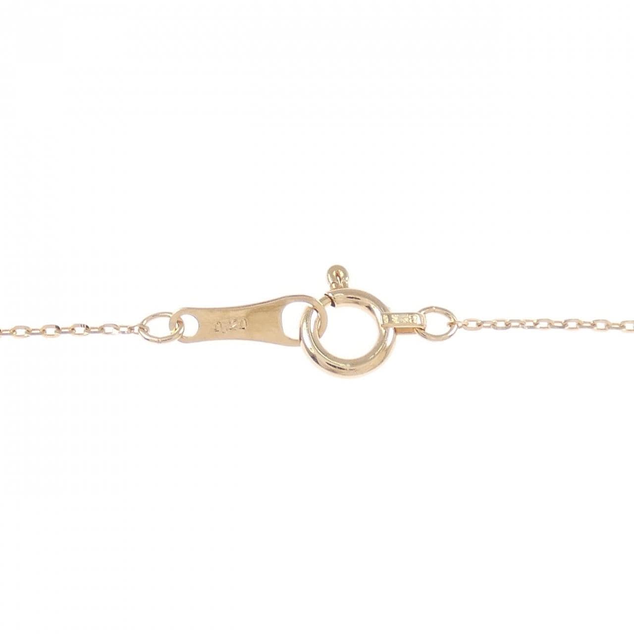 K18PG ダイヤモンド ネックレス 0.20CT