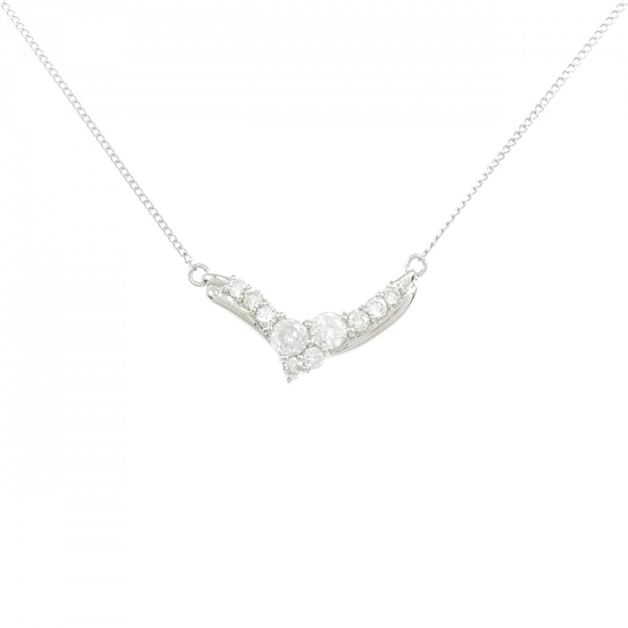 PT850 ダイヤモンド ネックレス 0.46CT