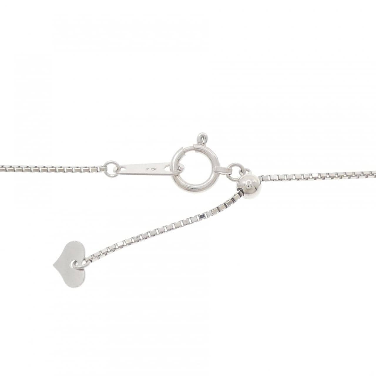 K18WG ダイヤモンド ネックレス 1.00CT