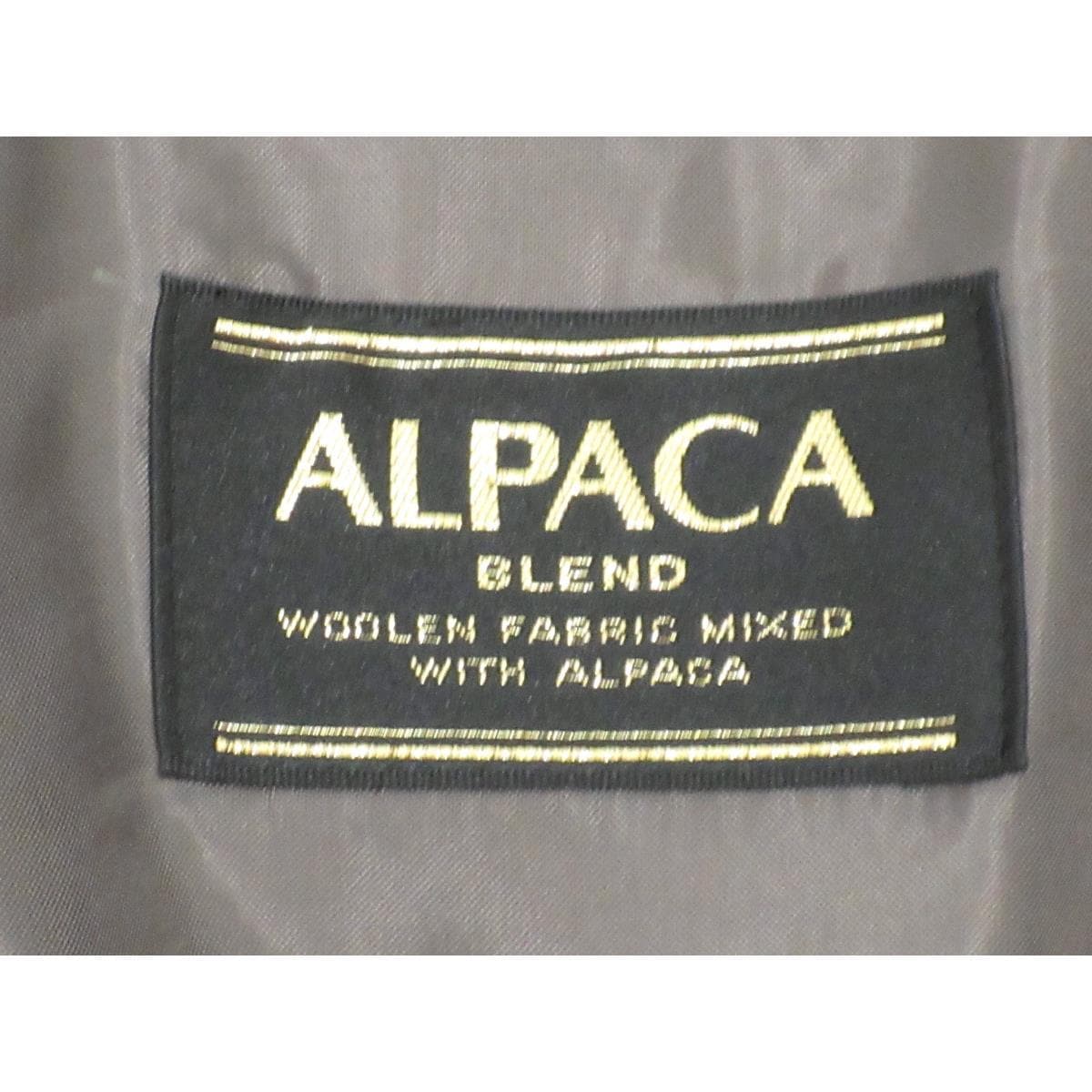 【新品】お洒落コート アルパカ ヘチマ衿