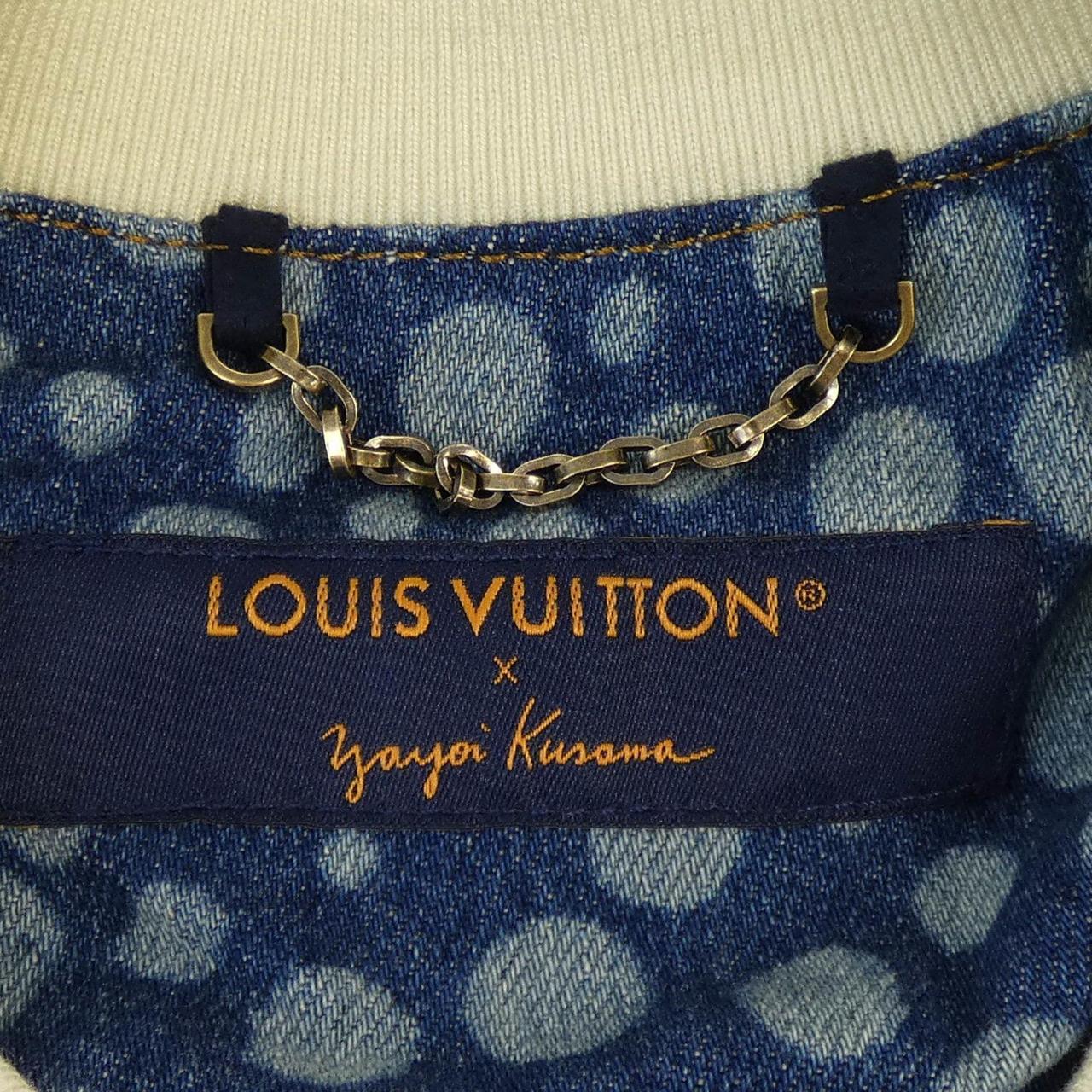 ルイヴィトン LOUIS VUITTON LV×YK インフィニティドットデニムシャツ HOS33WYN4 草間彌生 S/Sシャツ