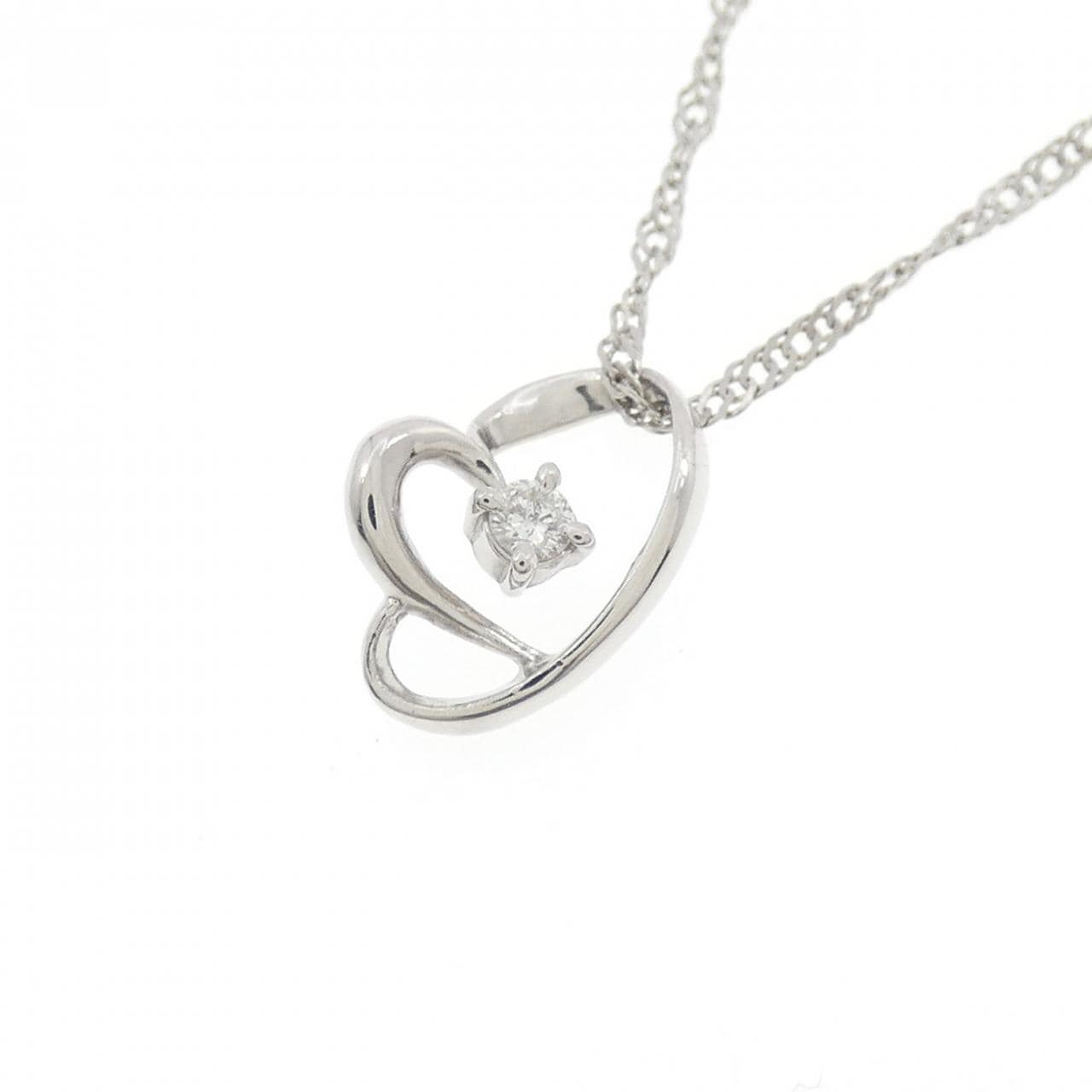 PT900/PT850 ダイヤモンド ネックレス 0.03CT