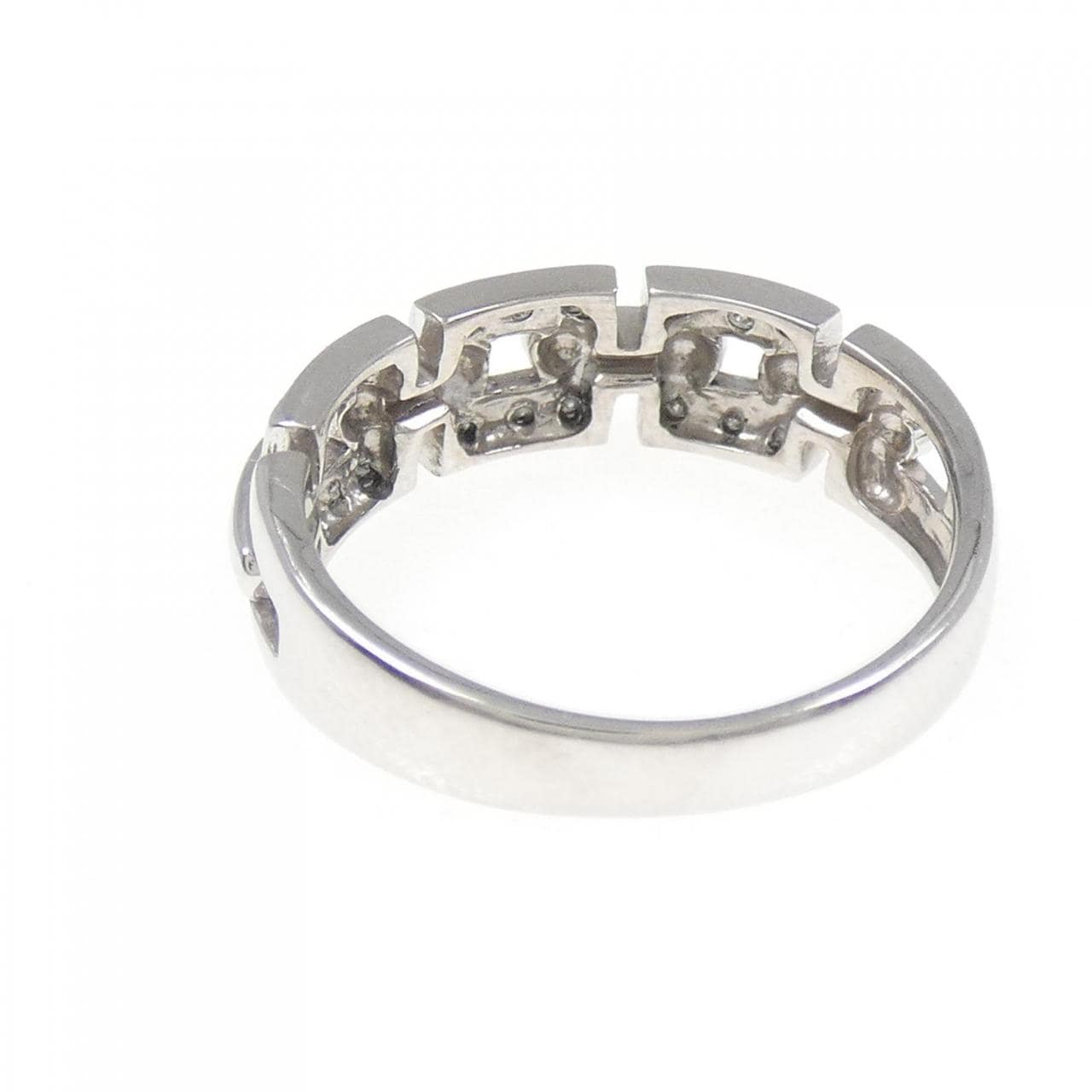 K10WG ダイヤモンド リング 0.11CT