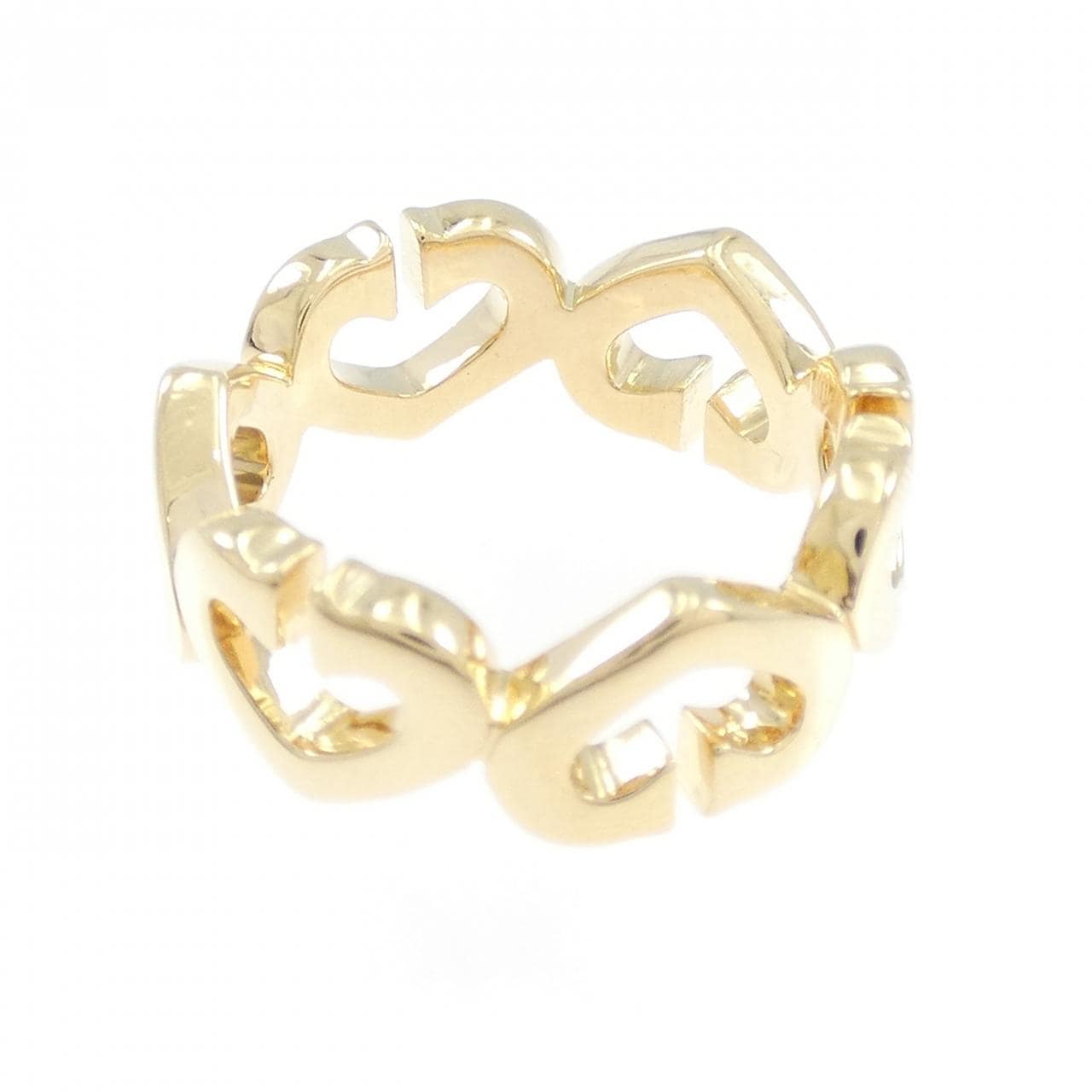 カルティエ Cハート 1P リング