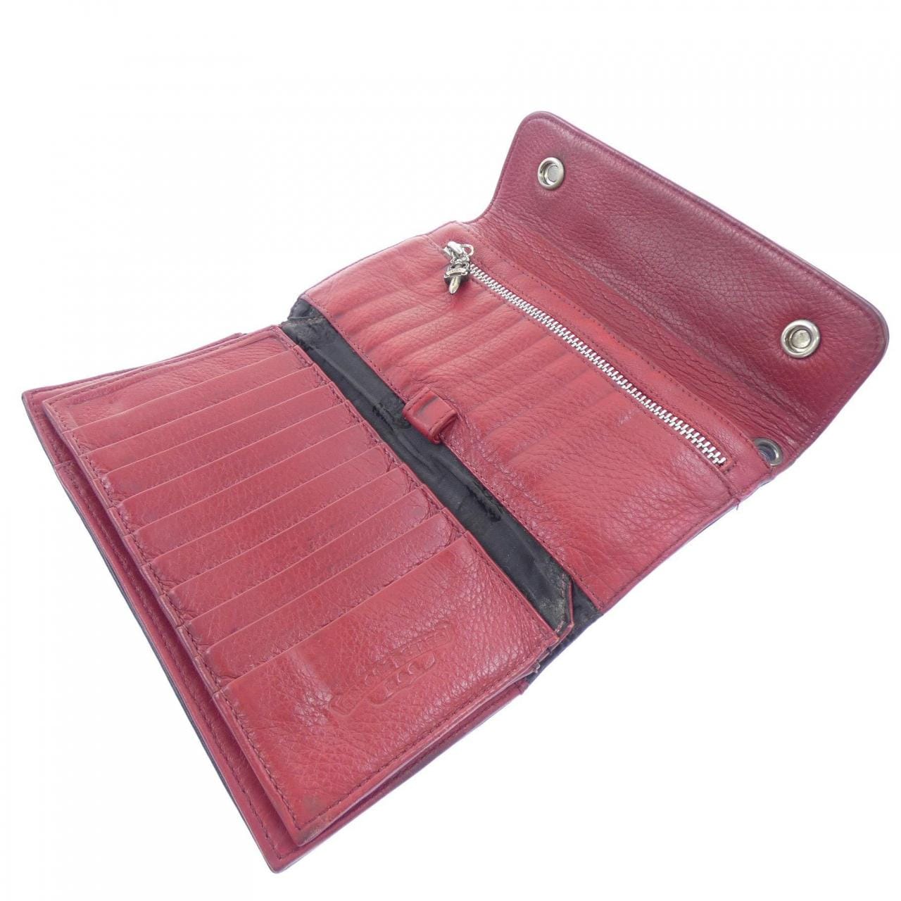 クロムハーツ CHROME HEARTS WAVE CROSS BTN 2246 304 0512 0900 WALLET