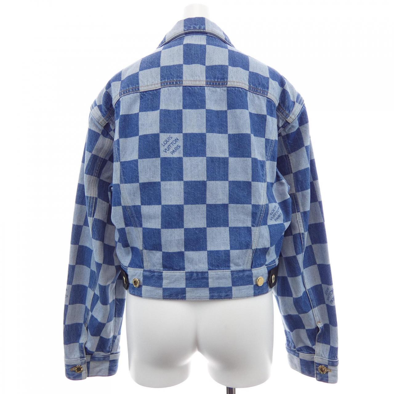 ルイヴィトン LOUIS VUITTON ダミエデニムジャケット FQJA59RXZ デニムジャケット