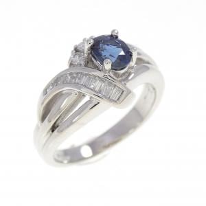 PT900 サファイヤ リング 0.55CT